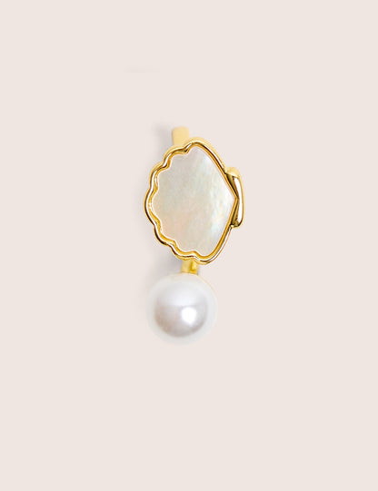 Anillo de perlas ajustable