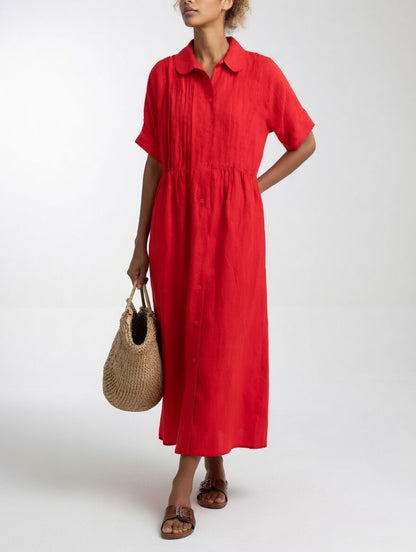 Lysandra™ — Vestido chemise fluido de verano