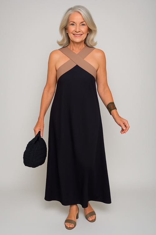 Fabiola | Vestido maxi elegante para mujer de verano