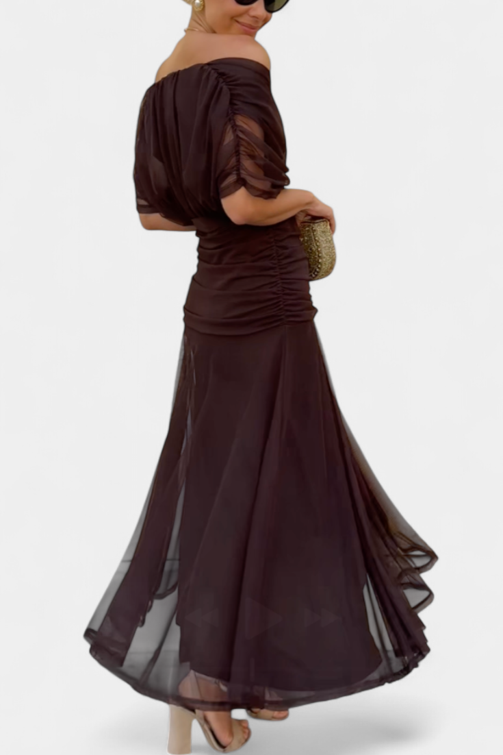 Laura | Vestido maxi de verano para mujer con escote en V elegante