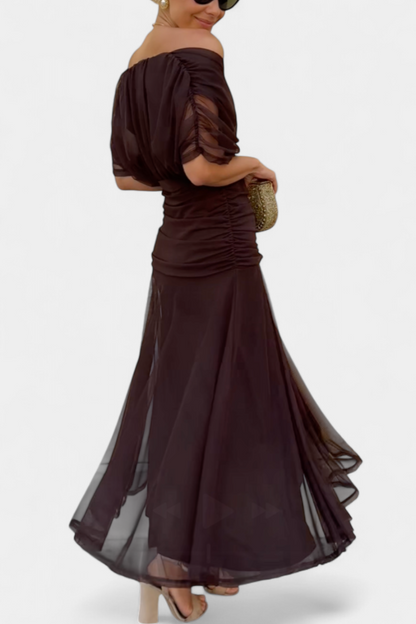 Laura | Vestido maxi de verano para mujer con escote en V elegante