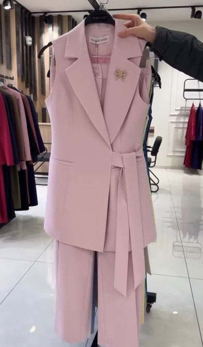 Conjunto Mujer Chaleco y Pantalón Elegante – Estilo Sofisticado y Moderno