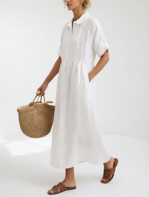 Lysandra™ — Vestido chemise fluido de verano
