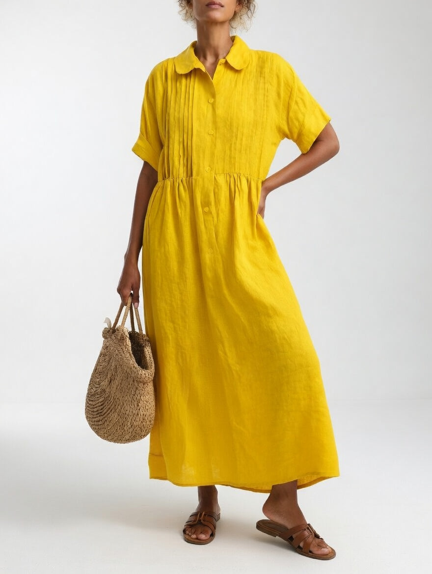 Lysandra™ — Vestido chemise fluido de verano