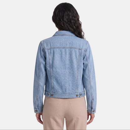 Chaqueta vaquera para mujer premium – Corte recto clásico