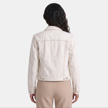 Chaqueta vaquera para mujer premium – Corte recto clásico