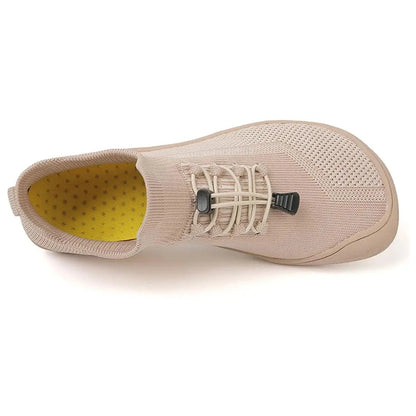 Celia | Zapatillas Sin Cordones Casual Mujer Tejido Knit Suela Plana