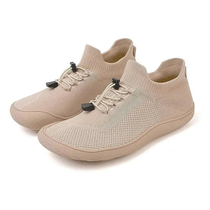 Celia | Zapatillas Sin Cordones Casual Mujer Tejido Knit Suela Plana
