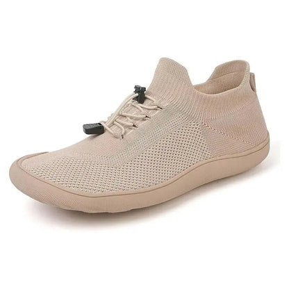 Celia | Zapatillas Sin Cordones Casual Mujer Tejido Knit Suela Plana