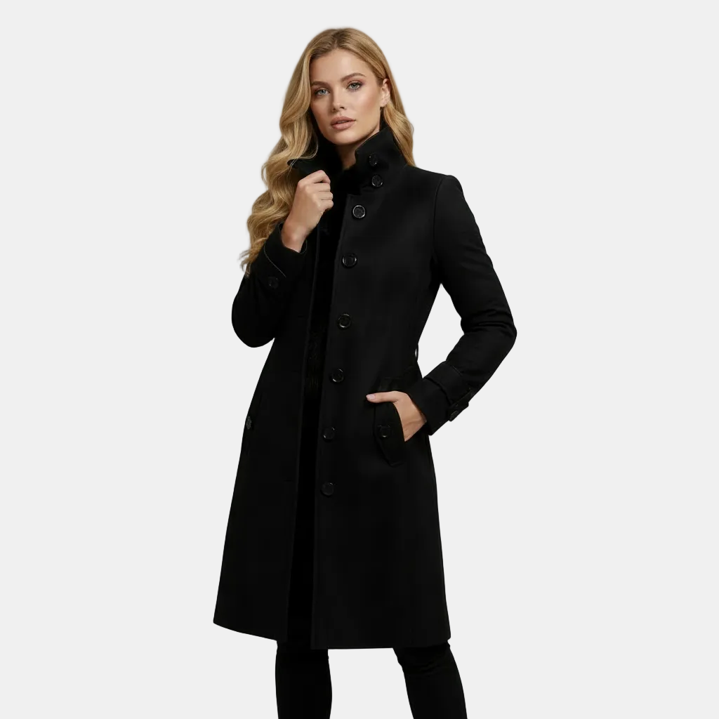 Gabardina de lana para mujer atemporal