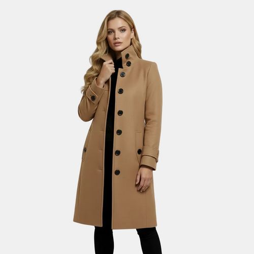 Gabardina de lana para mujer atemporal