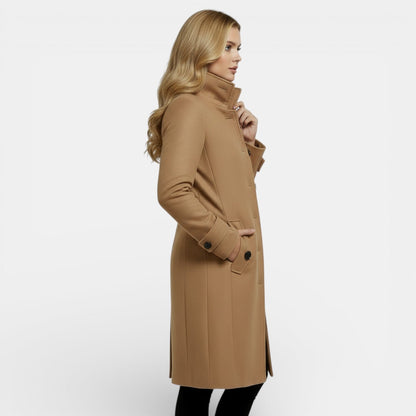 Gabardina de lana para mujer atemporal