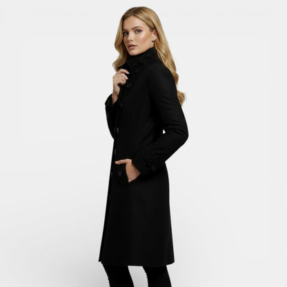 Gabardina de lana para mujer atemporal