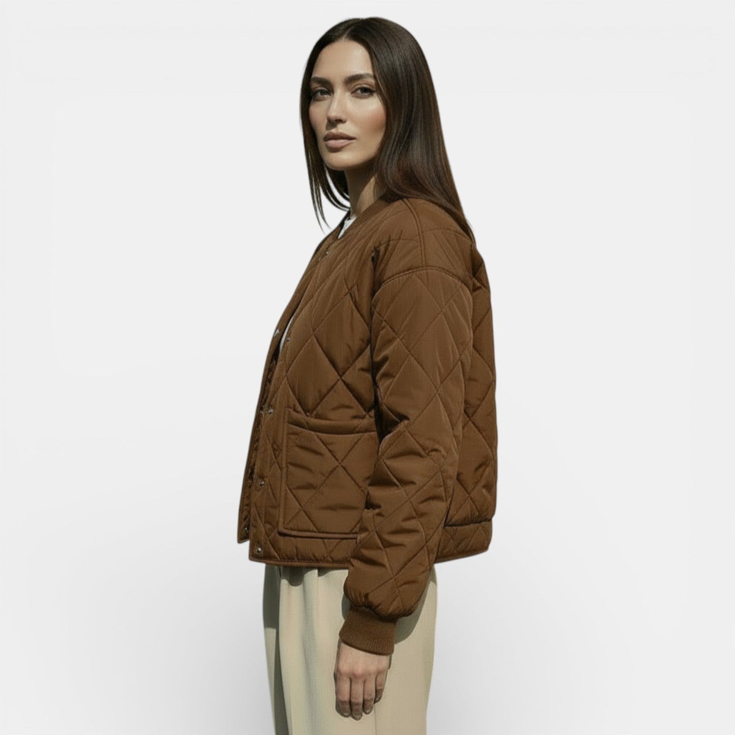 Chaqueta acolchada ligera para mujer