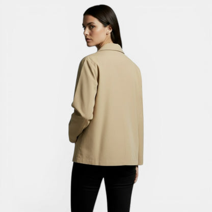 Chaqueta de entretiempo para mujer con solapa