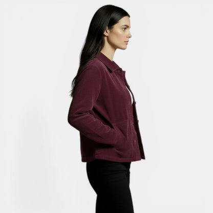 Chaqueta de pana para mujer de entretiempo