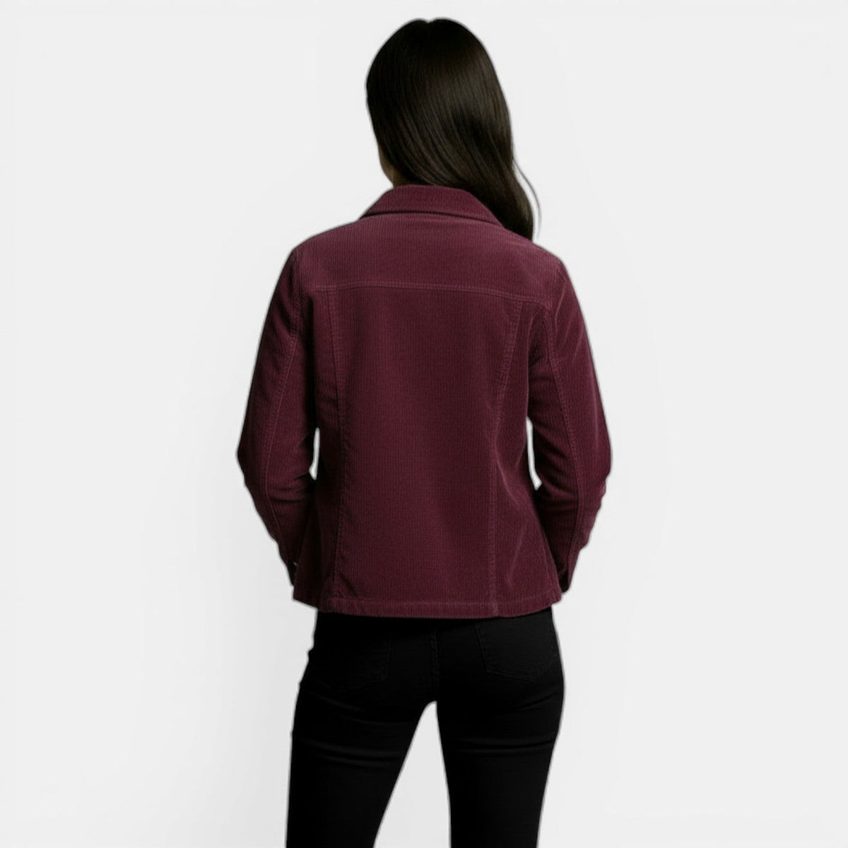 Chaqueta de pana para mujer de entretiempo