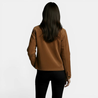 Chaqueta de pana para mujer de entretiempo