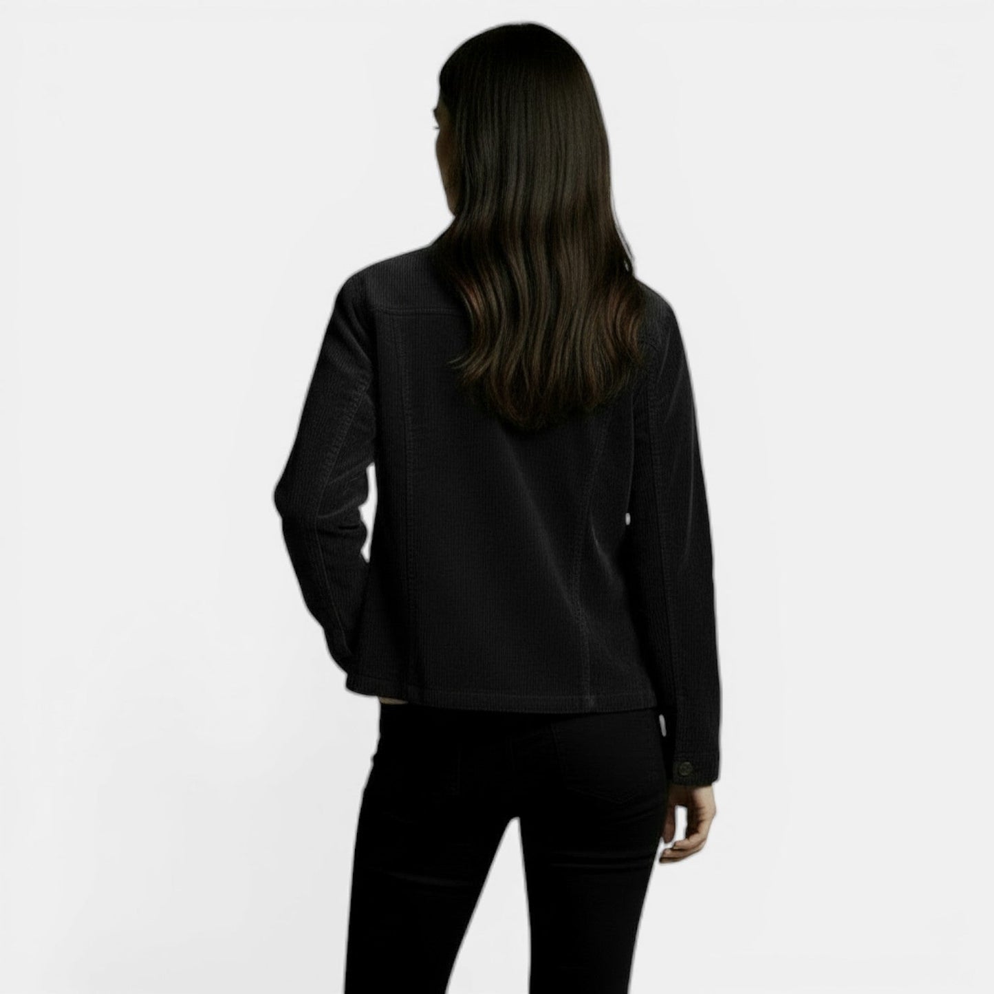 Chaqueta de pana para mujer de entretiempo