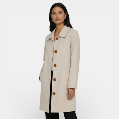 Gabardina de entretiempo para mujer