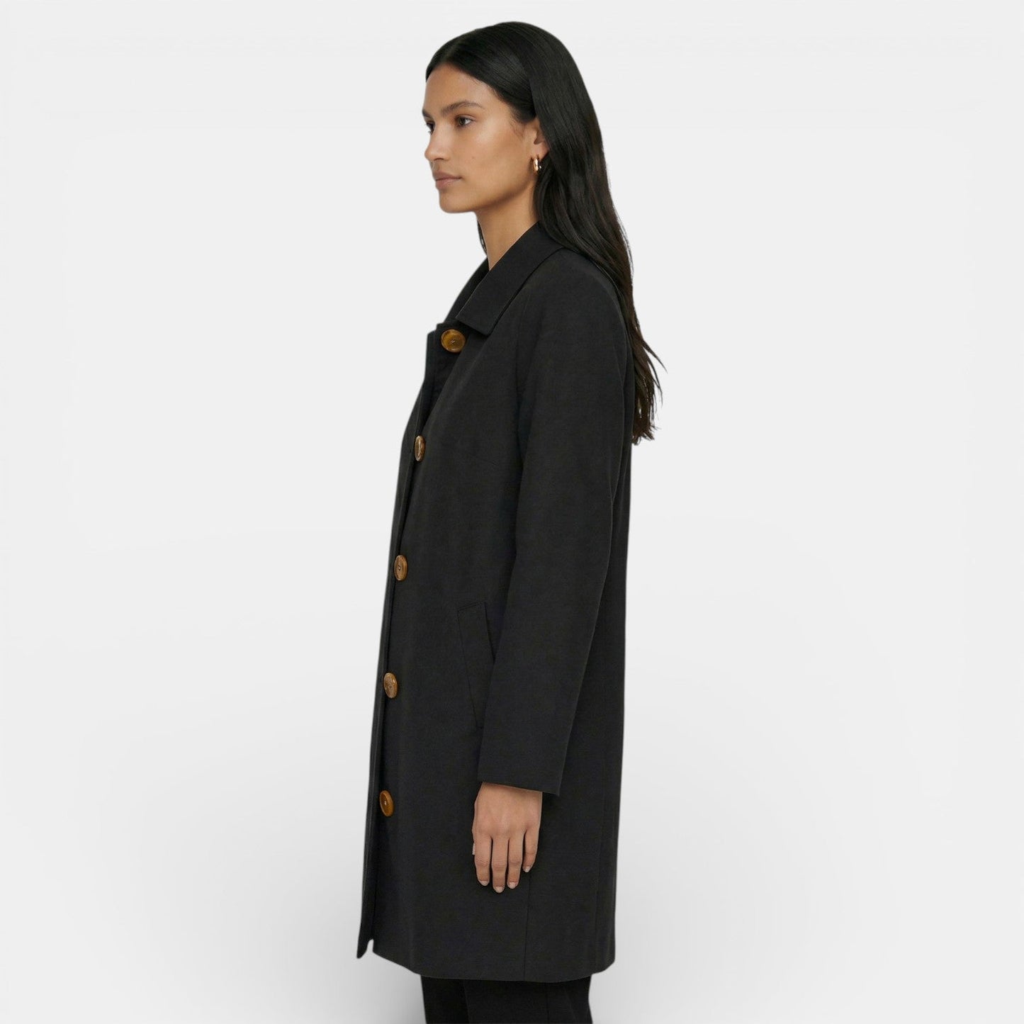 Gabardina de entretiempo para mujer