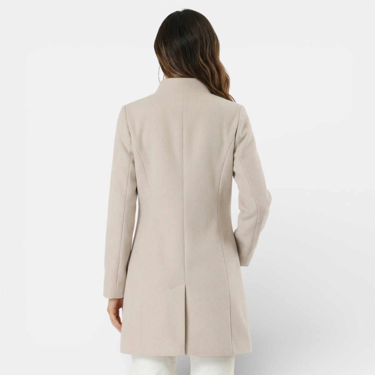 Gabardina larga casual para mujer