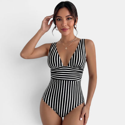 Bañador Mujer Reductor Escote V