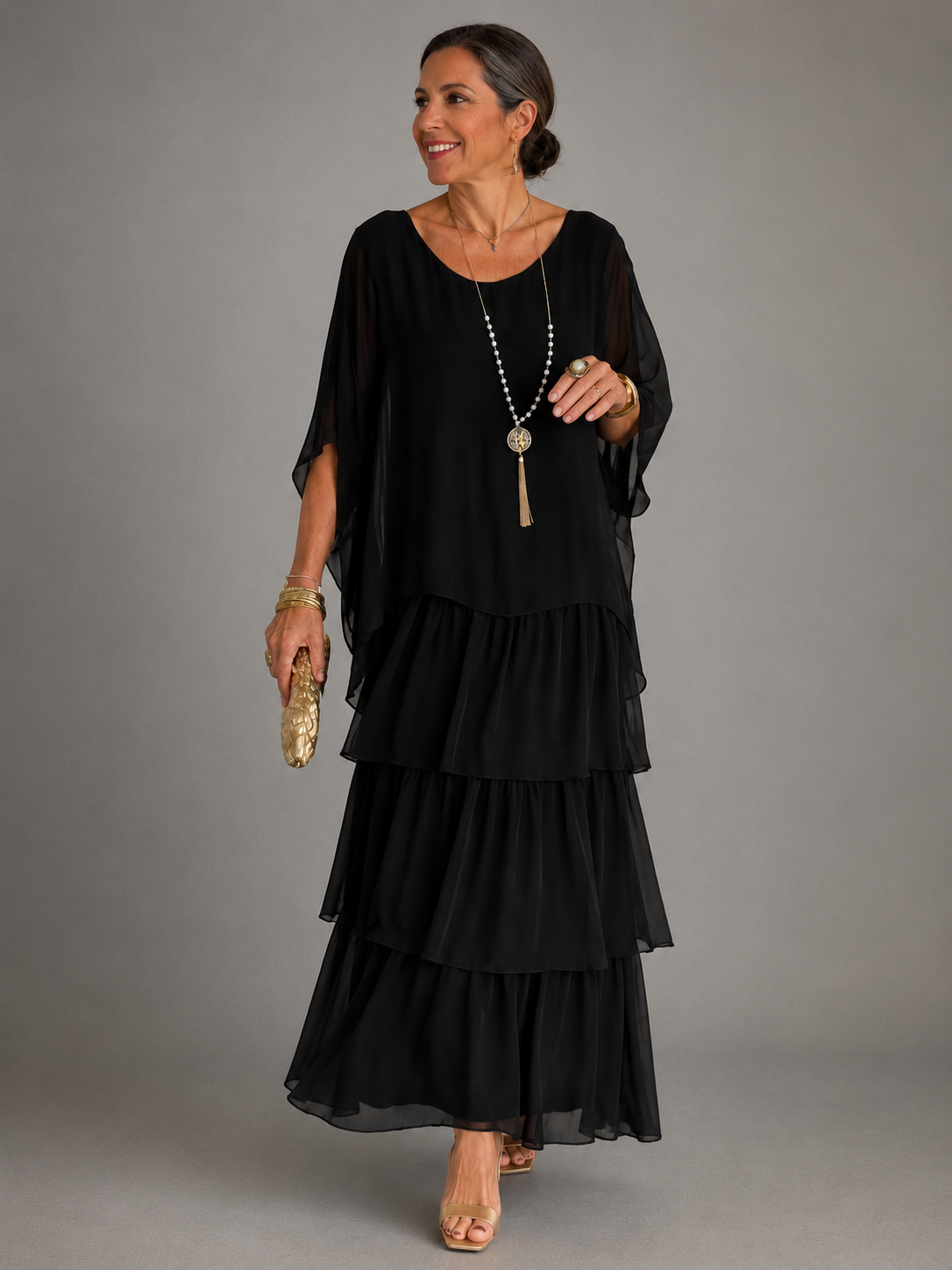 Lara | Vestido largo, elegante y fluido