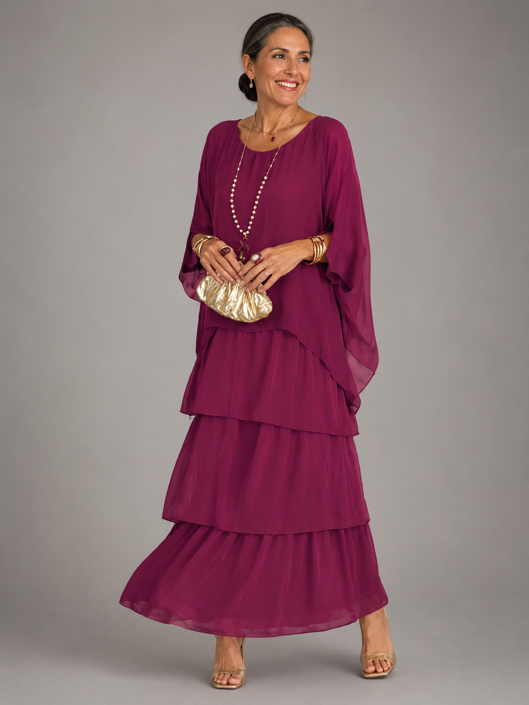 Lara | Vestido largo, elegante y fluido