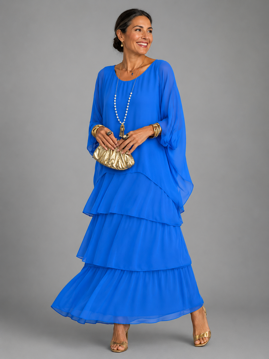 Lara | Vestido largo, elegante y fluido