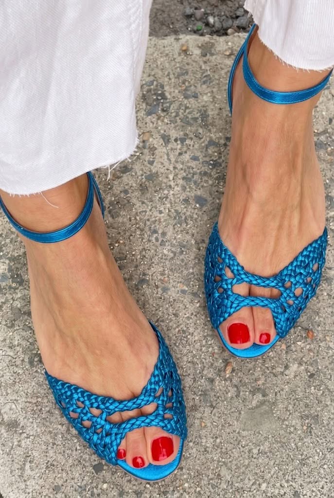 Isadora™ | Sandalias Trenzadas Doradas