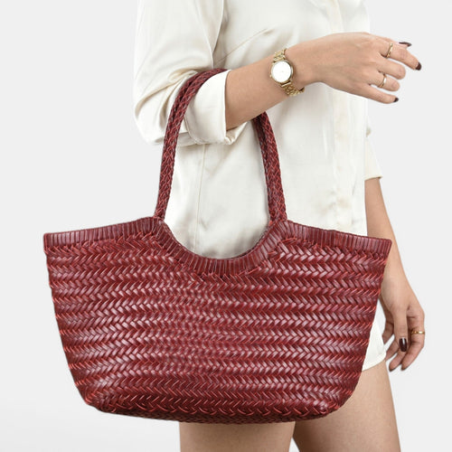 Bolso Rafia Shopper Mujer