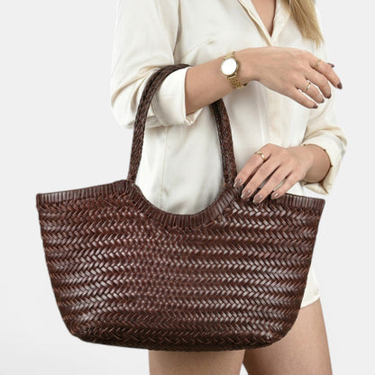 Bolso Rafia Shopper Mujer