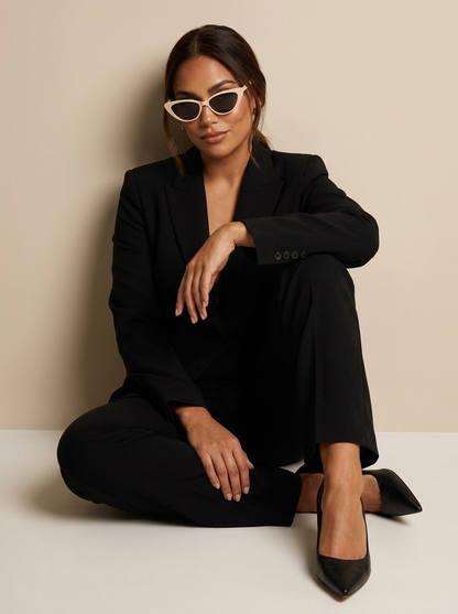 Gafas de sol Cat-Eye de mujer con montura sólida