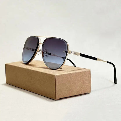 Gafas de Sol para Mujer con Montura Aviador y Doble Puente