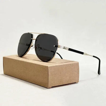 Gafas de Sol para Mujer con Montura Aviador y Doble Puente