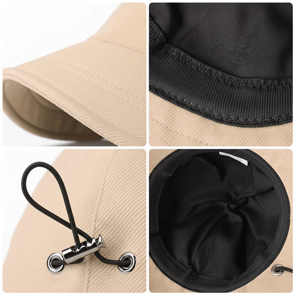 Gorra para mujer con ajuste posterior y visera curva