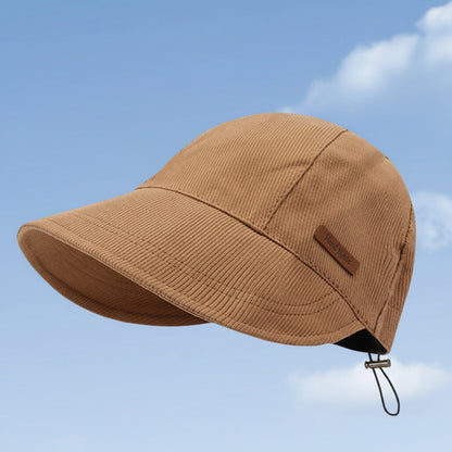 Gorra para mujer con ajuste posterior y visera curva