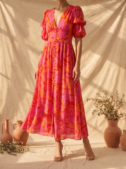 Armonía | Vestido Maxi Resplandor Solar