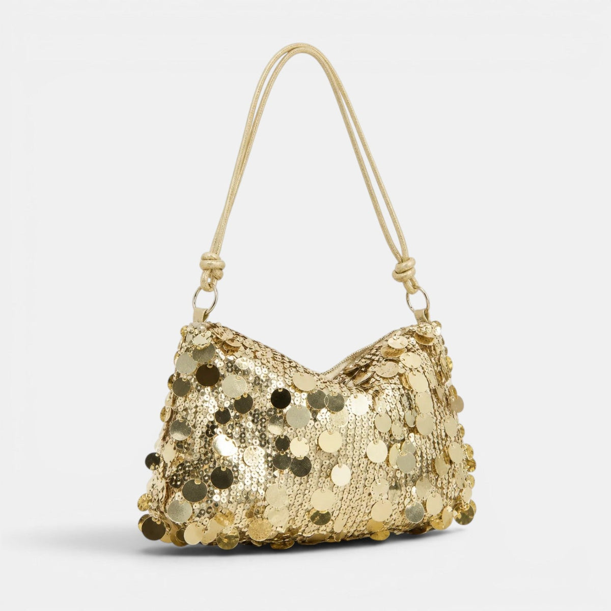 Bolso Dorado Oro Lentejuelas Fiesta