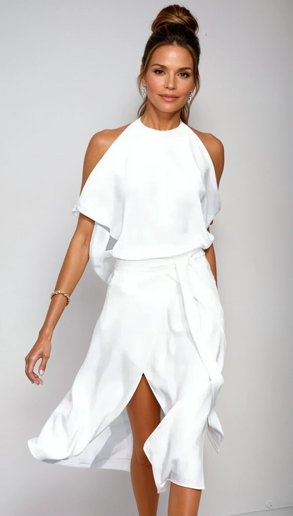 Donna | Vestido moderno con escotes de moda