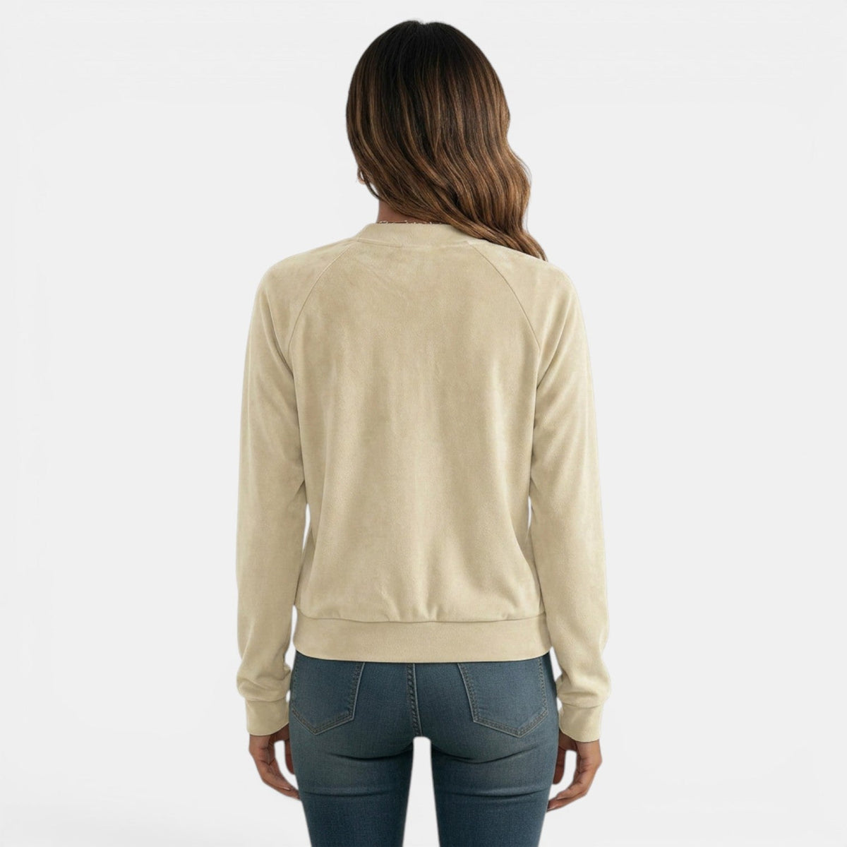 Chaqueta de entretiempo para mujer con cremallera