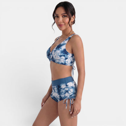 Bañador Mujer Bandeau Corte Alto