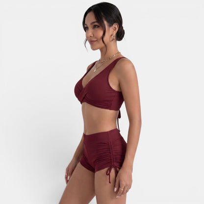 Bañador Mujer Bandeau Corte Alto