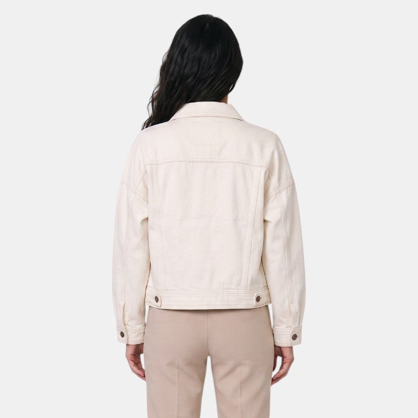Chaqueta vaquera corta premium para mujer