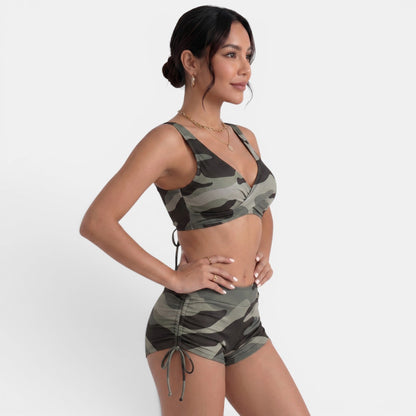 Bañador Mujer Bandeau Corte Alto