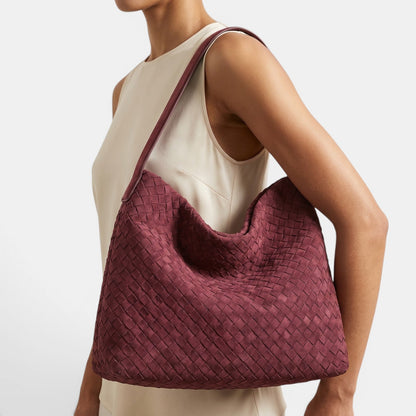 Bolso Trenzado Mujer Grande Elegante