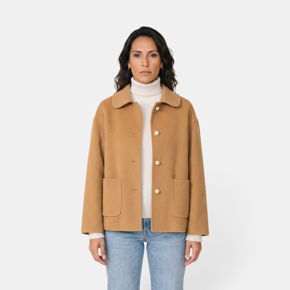 Chaqueta de cachemira para mujer premium – cárdigan elegante y cómodo