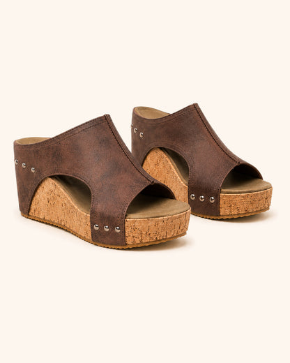 Melissa ™ —Sandalias cuña cómodas y elegantes
