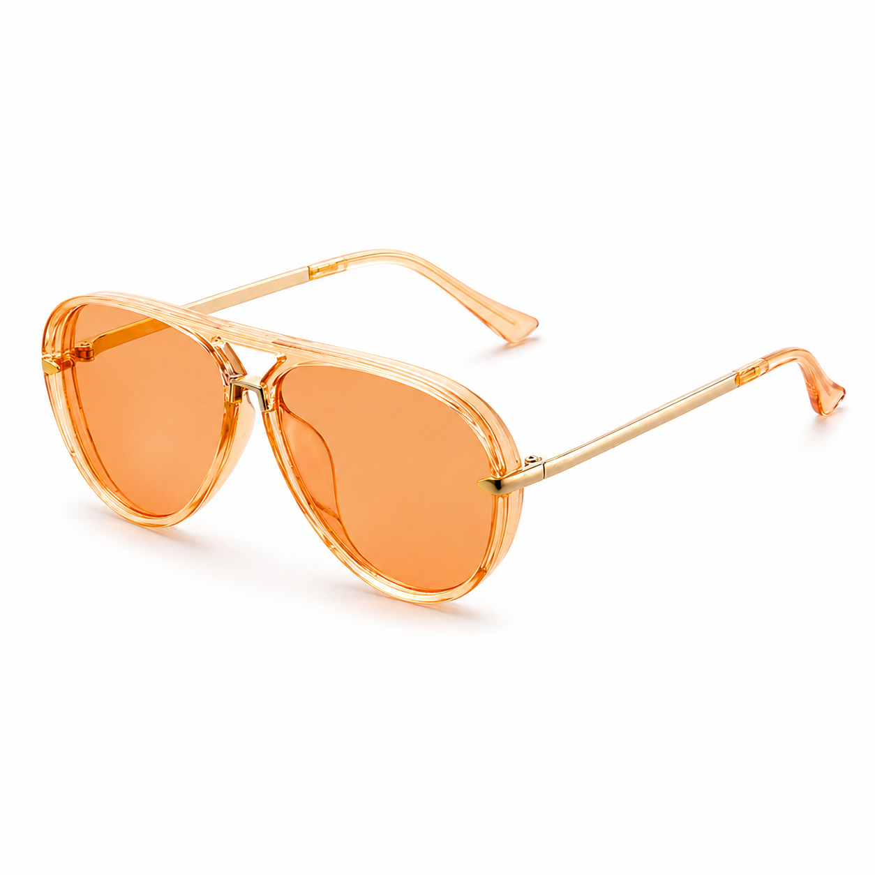 Mujeres Gafas de Sol Sobredimensionadas con Doble Puente